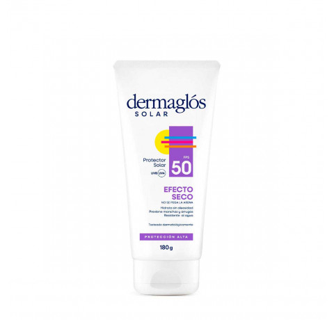 DERMAGLOS LINEA SOLAR FPS50 efecto seco x 180g