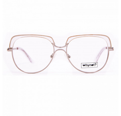  WHYNOT ARMAZON METAL PLATA CON DETALLES ZILO TRANPARENTE