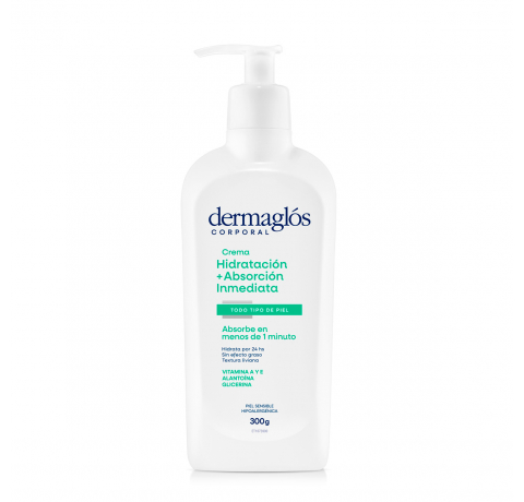 DERMAGLOS C HID INMEDIATA 300 GR CREMA