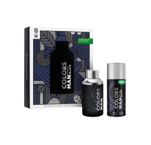 BNT COLORS MEN BLACK EDT 100ML + DEO 