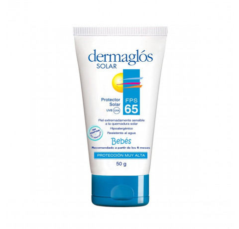 DERMAGLOS LINEA SOLAR FPS 65 50 g para bebés