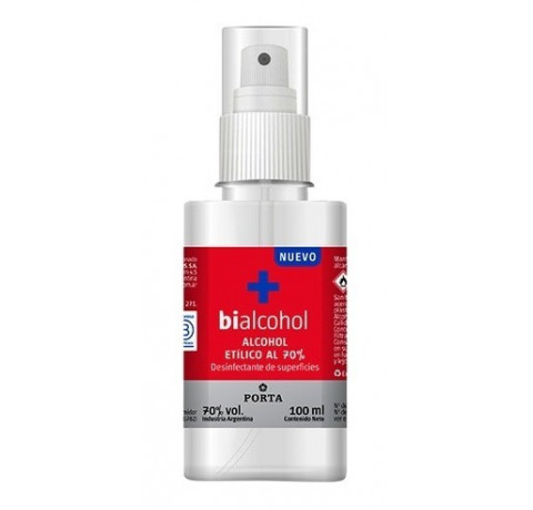BIALCOHOL ALCOHOL AL 70% SPRAY X 100 ML