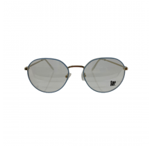 FAUNO ARMAZON METAL CELESTE PATILLA DORADA Modelo:MINIMAL I B