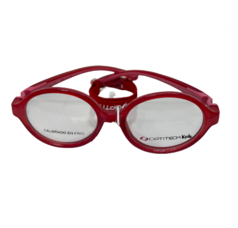 OPTITECH KIDS ARMAZON ROJO Modelo:K058 C7
