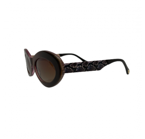 OSSIRA SOL ZILO MARRON PAT. METAL VETEADA Modelo:6135 C001
