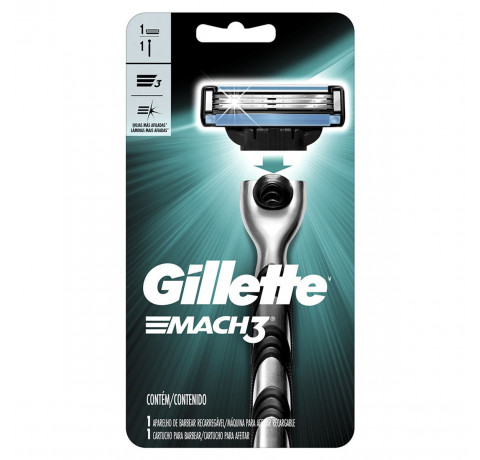 GILLETTE MACH3 HERC 1 CART MAQ AFE