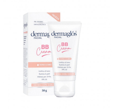 DERMAGLOS FACIAL BB CREAM CLARO 50GR CRE
