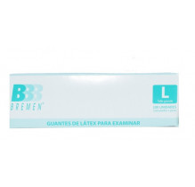 GUANTES DE EXAMINACION BREMEN TALLE L X 100 UNID