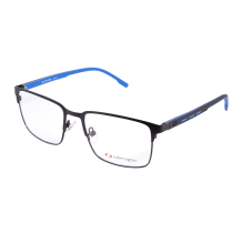 OPTITECH ARMAZON METAL NEGRO PATILLA AZUL