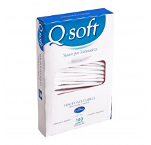 Q SOFT 100 UN HISOPOS