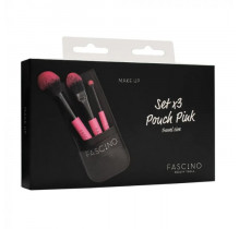 FASCINO POUCH PINK BROCHAS SET X3 UN ACC